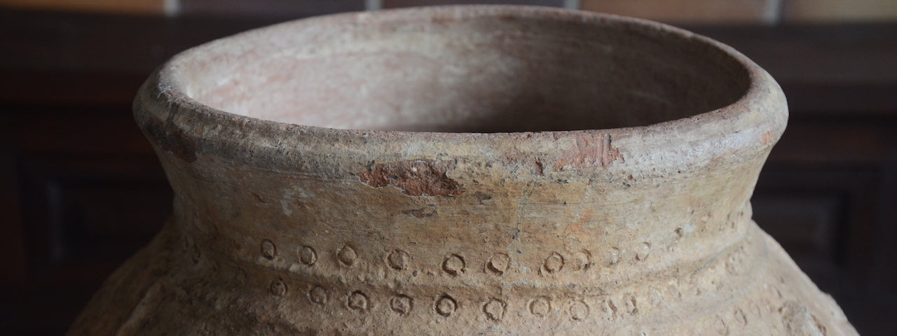 Moroccan clay decorative amphora