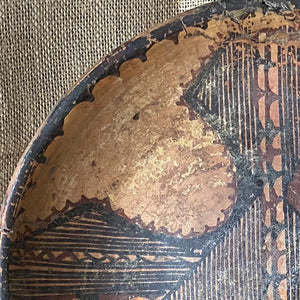 Bereber Clay Plate - Big (antique, vintage)