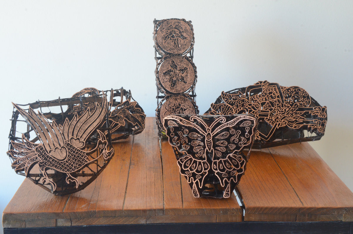 Indonesian Batik Stamps - The Botijo