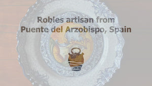 Plate With Child From Puente Del Arzobispo, Spain