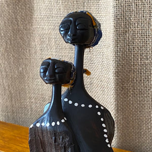 Family Group of two figurines from Mozambique