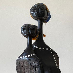 Family Group of two figurines from Mozambique