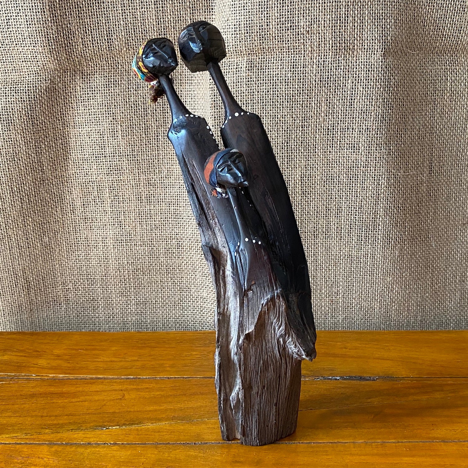 Family Group of three figurines from Mozambique