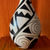 Jarron (Vase) with black scrollwork from Chulucanas, Peru