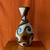 Jarron (Vase) with brown starfish from Chulucanas, Peru