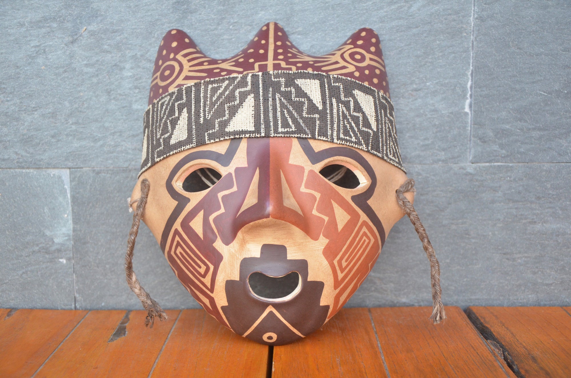 Bird mask by Chancay culture, Peru