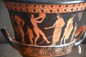 Ancient Greece cratera reproduction, Red Figures Style