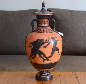 Ancient Greece amphora reproduction, Panatenaic Style