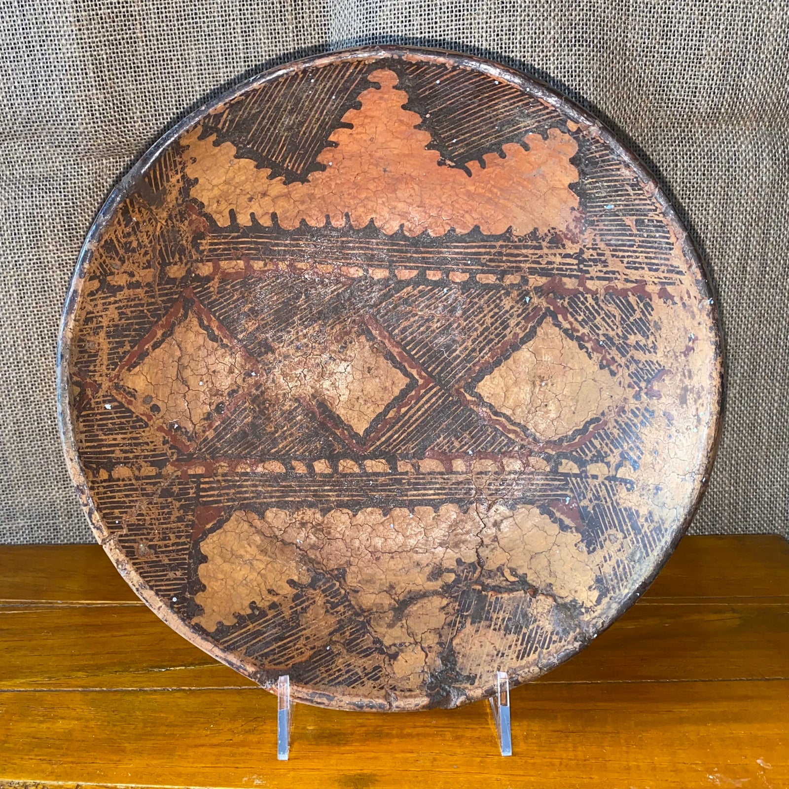 Berber Clay Plate - small (antique, vintage)