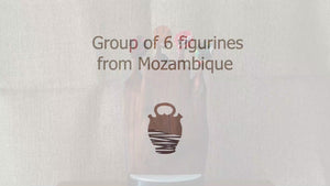 Family Group of six figurines from Mozambique