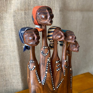 Family Group of five figurines from Mozambique